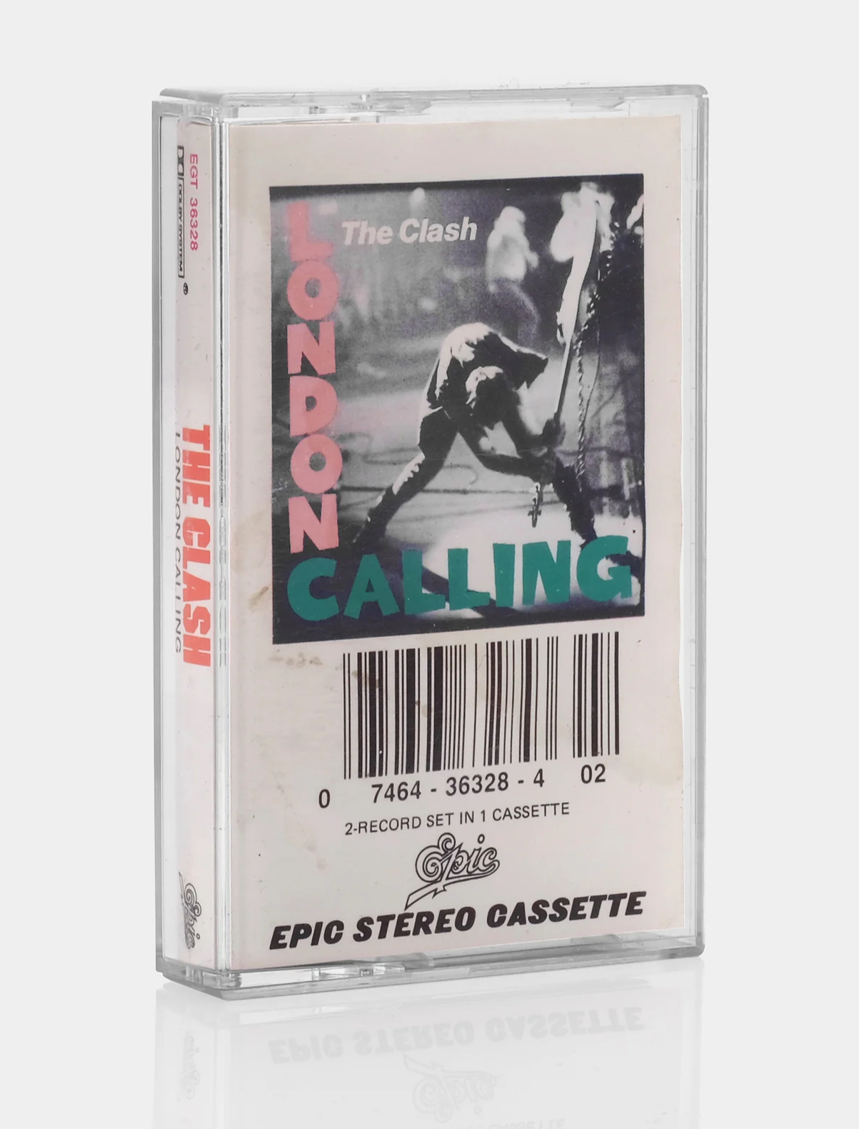 A cassette tape of London Calling by The Clash